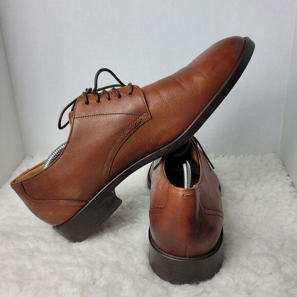 Cole Haan Hawthorne Plain Oxford Grand Men's Derby Shoes Size 11.5 British Tan - Picture 3 of 10